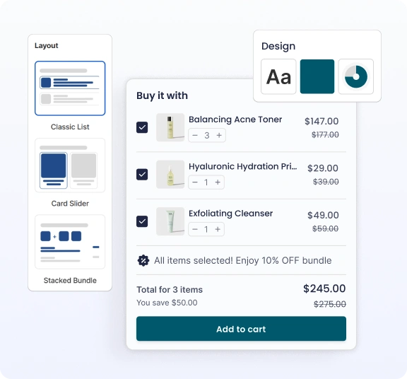 Customize Every Widget to Match Your Store